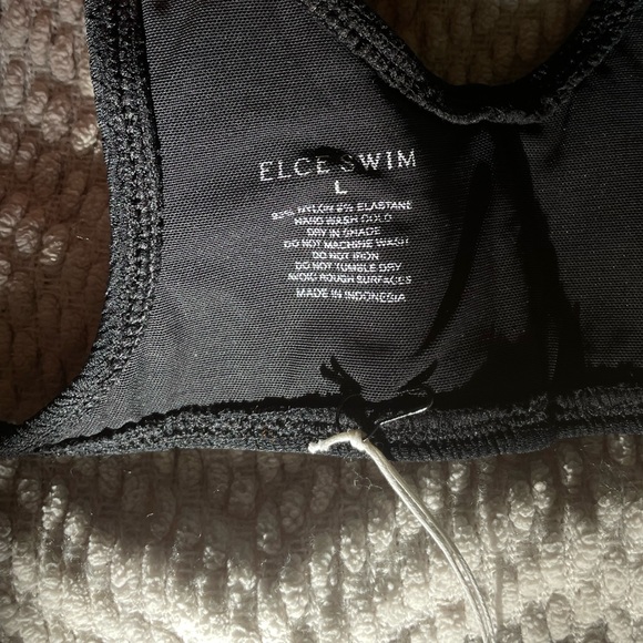 Erin top texture - Nero by elce swim (large) - Picture 7 of 8